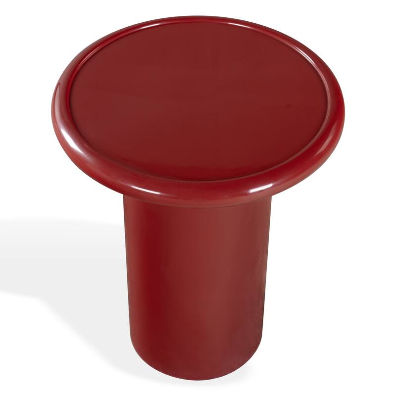 SAFAVIEH Couture Lollita Round Concrete Accent Table - 18"W x 18"D x 22"H