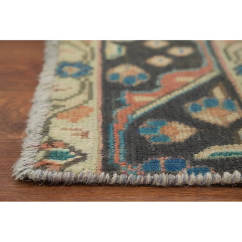 Hand Knotted Oriental 100% Wool Carpet Traditional Medallion Brown Tabriz Area Rug - 6' 6'' X 4' 4''