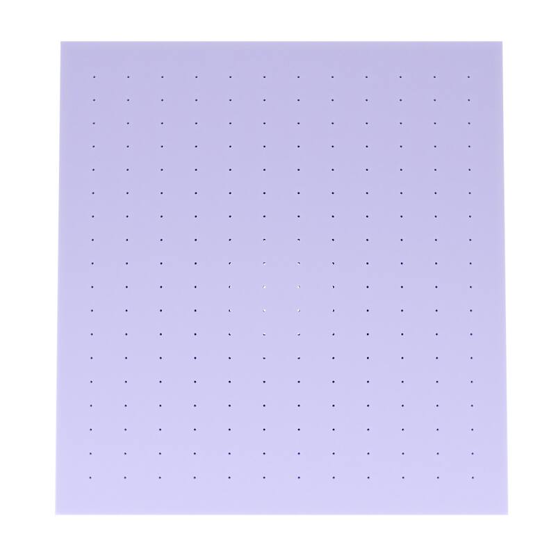 Lavender Infused Memory Foam Mattress Topper with Ventilated Design - Purple