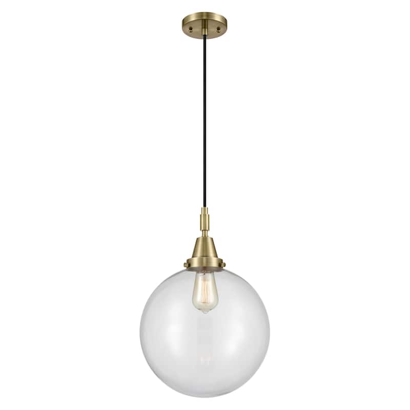 Innovations Lighting 447-1P-G202-12 Beacon 12" Wide Pendant with Clear