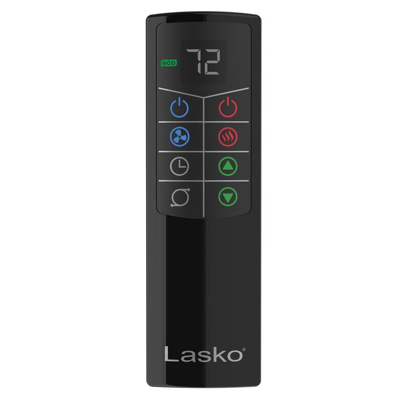 Lasko 1500W Oscillating All Season Tower Fan and Space Heater w/Timer and Remote - 12.5