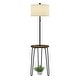 preview thumbnail 7 of 7, Lavish Home 59" Floor Lamp with Side Table, USB Port, and Hairpin Legs
