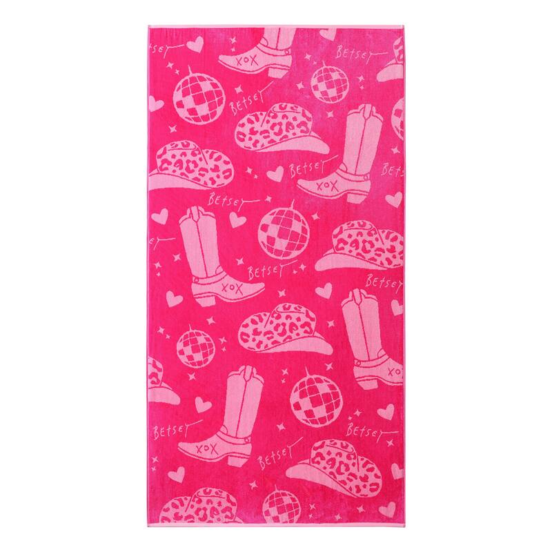 Betsey Johnson Printed Beach Towel - 36 x 72