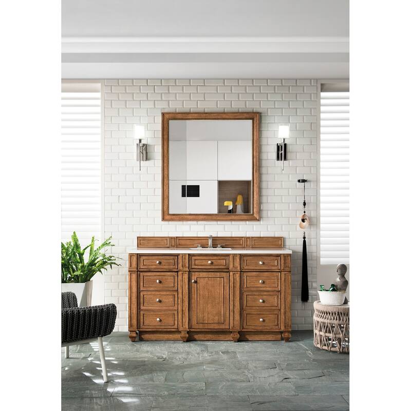 James Martin Vanities 157-V60S-3WZ Bristol 60" Free Standing Single