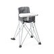 preview thumbnail 1 of 9, Portable High Chair, Indoor/Outdoor, BPA Free Tray, Easy to Fold, Unisex, Grey, 6 Months + Gray