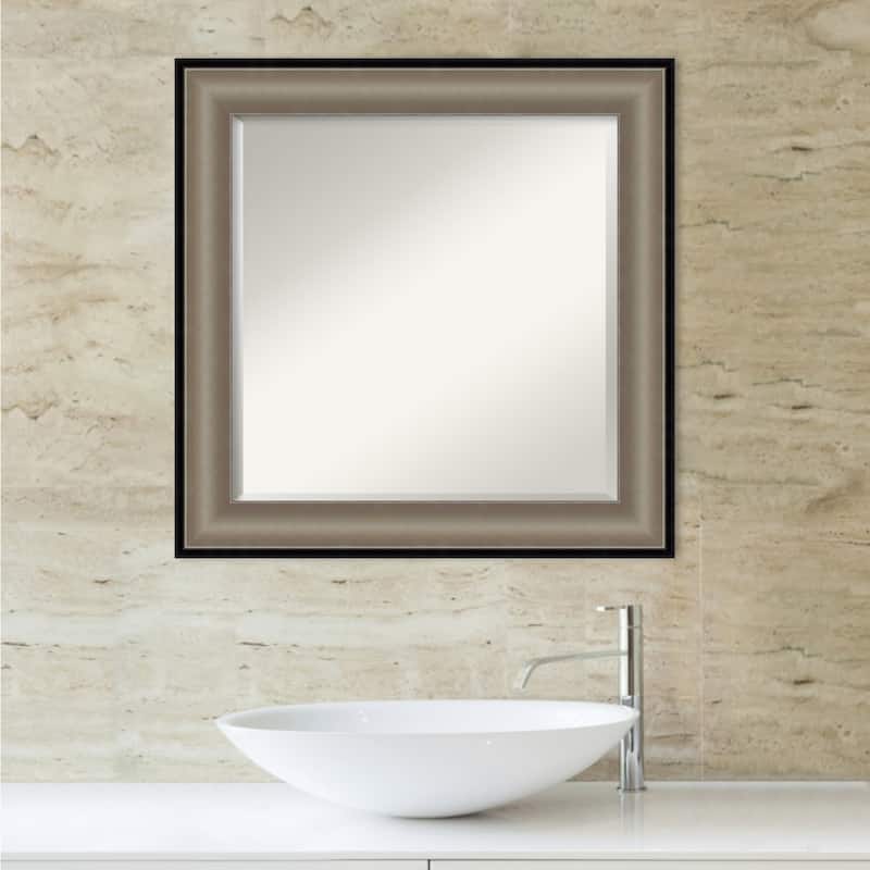 Beveled Bathroom Wall Mirror - Imperial Frame
