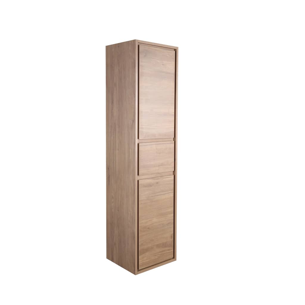 Morava 16'' Wall Mounted Linen Cabinet