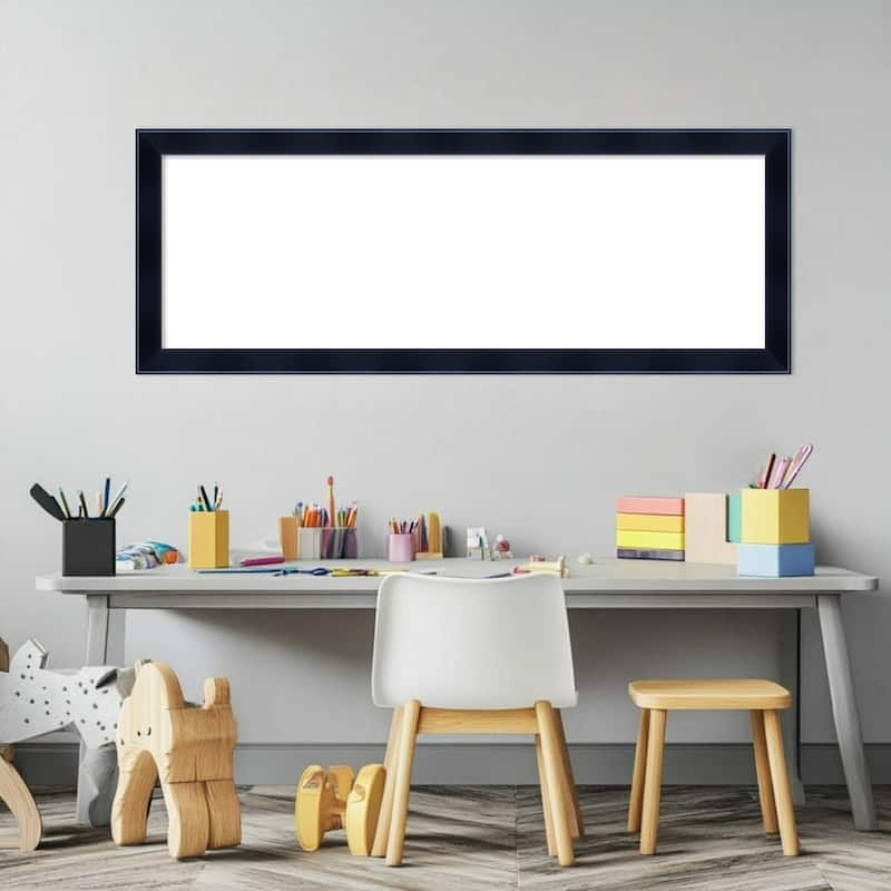 Amanti Art Madison Black Framed Dry Erase Magnetic Board