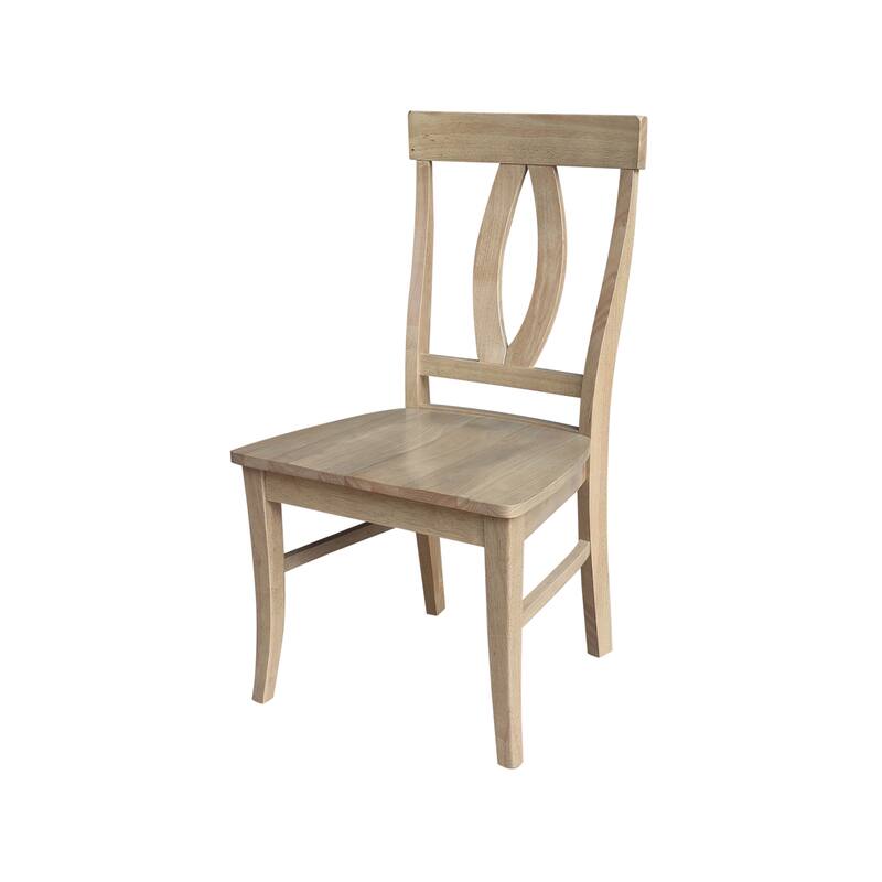 International Concepts Solid Wood Verona Dining Chairs, Set of 2