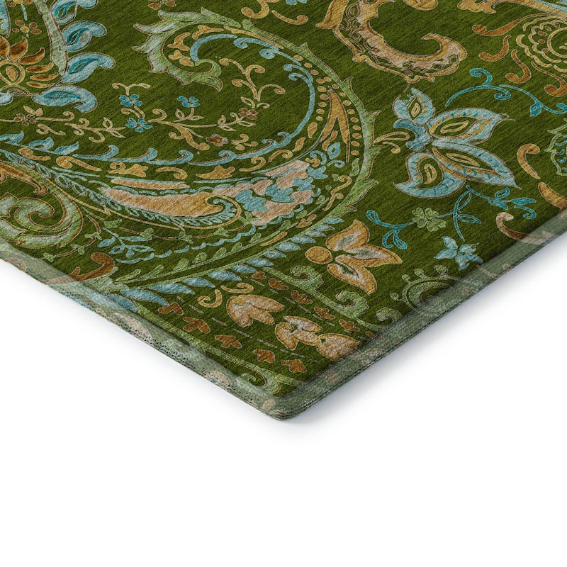 Premium Washable Super Soft Traditional Paisley Mayfield Rug