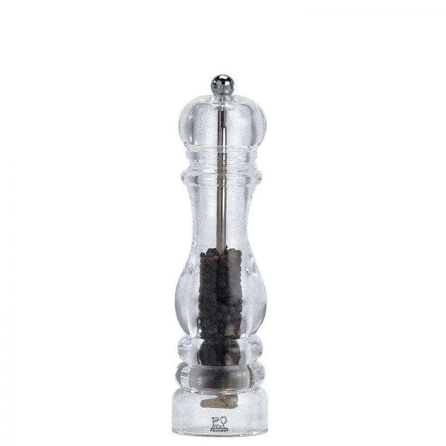 Peugeot Nancy 8.75 Inch Pepper Mill, Acrylic