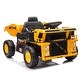 preview thumbnail 2 of 78, 12V Kids Ride-On Dump Truck with Remote Control, USB, Bluetooth, and Electric Dump Bed