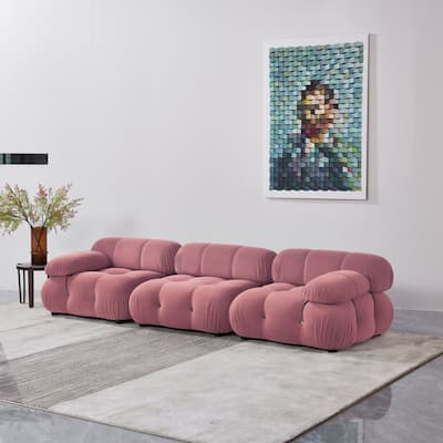 Belani 114'' Velvet Sofa