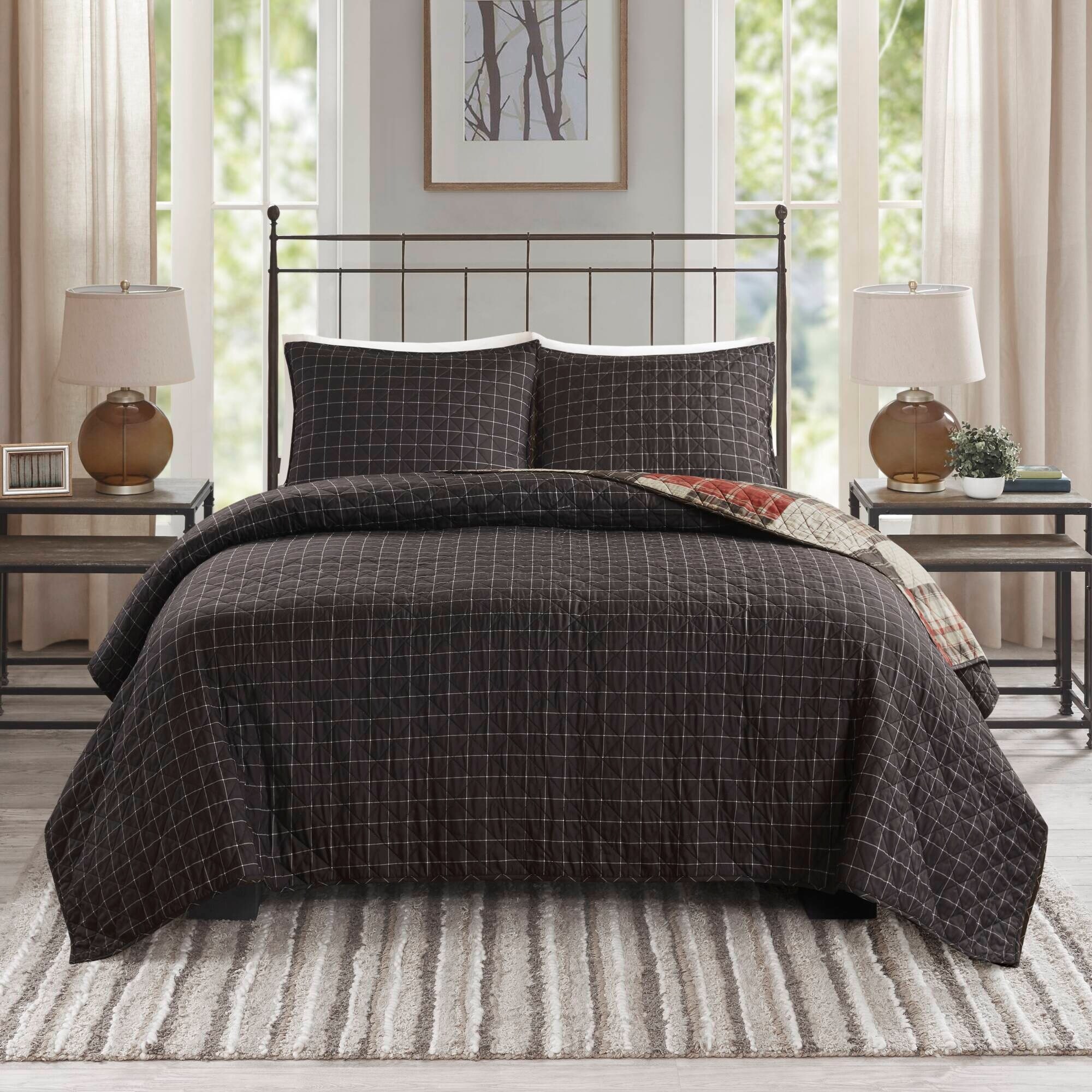 Dog park 3 piece reversible quilt set store