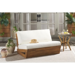 SAFAVIEH Outdoor Patio Furniture Dune Sofa - 45"W x 34"D x 24"H
