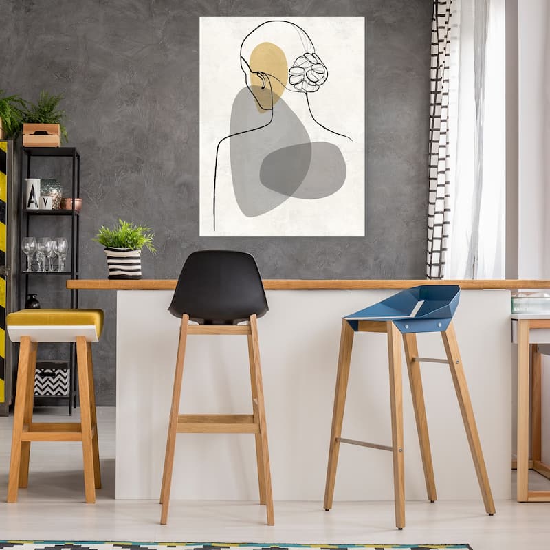 Mid Century Portrait I By Studio Arts Canvas Art Print