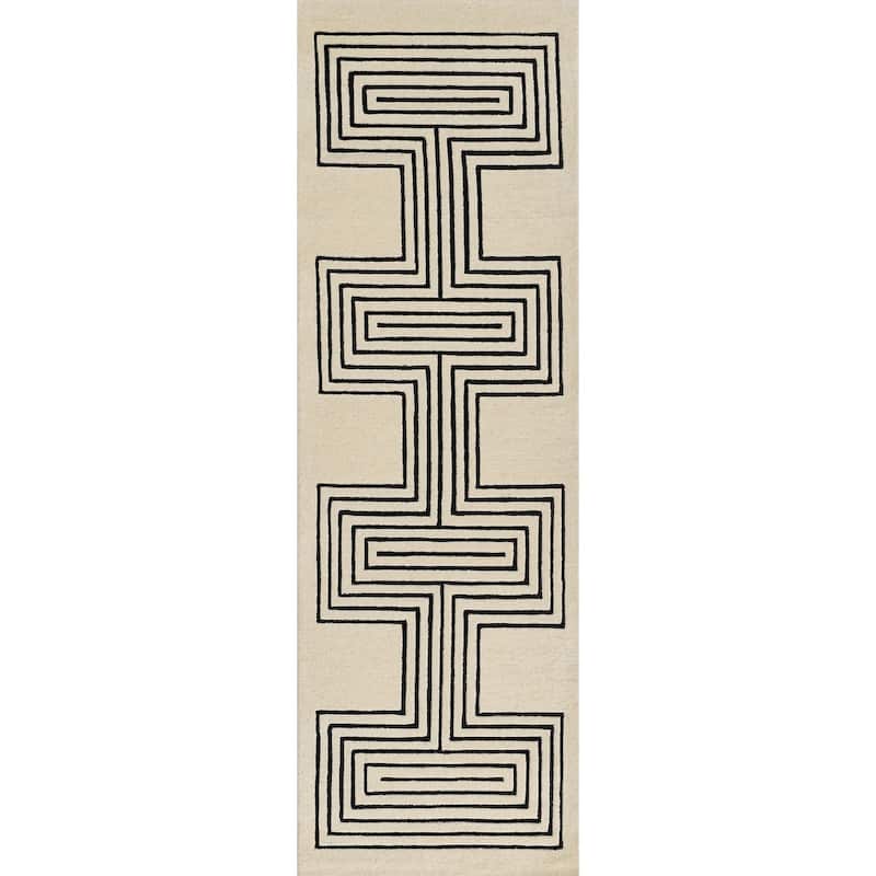 Momeni Simba Geometric Wool Area Rug