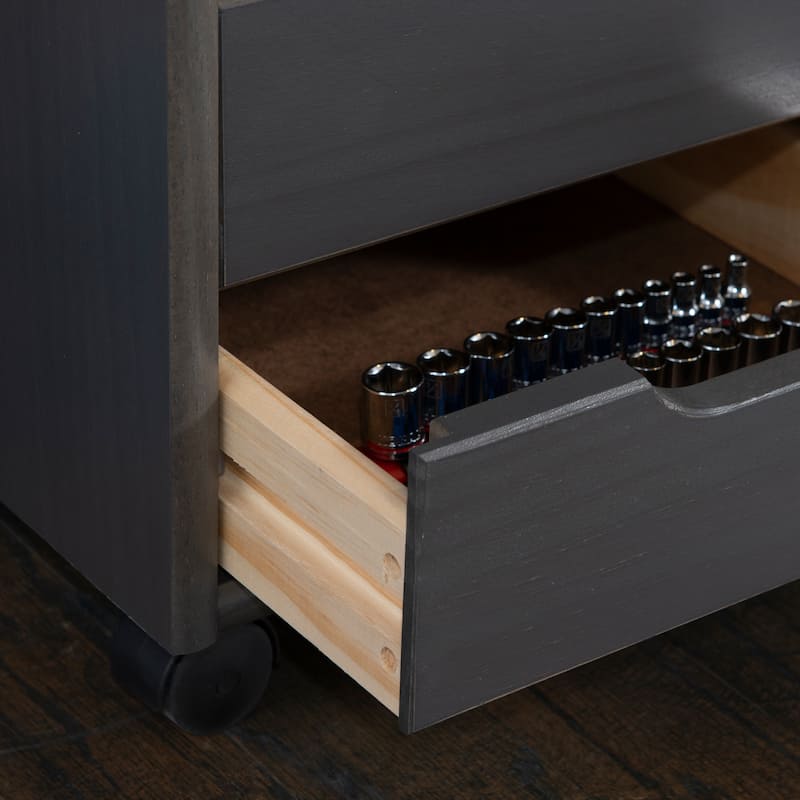 Bridgton Six Drawer Roll Cart