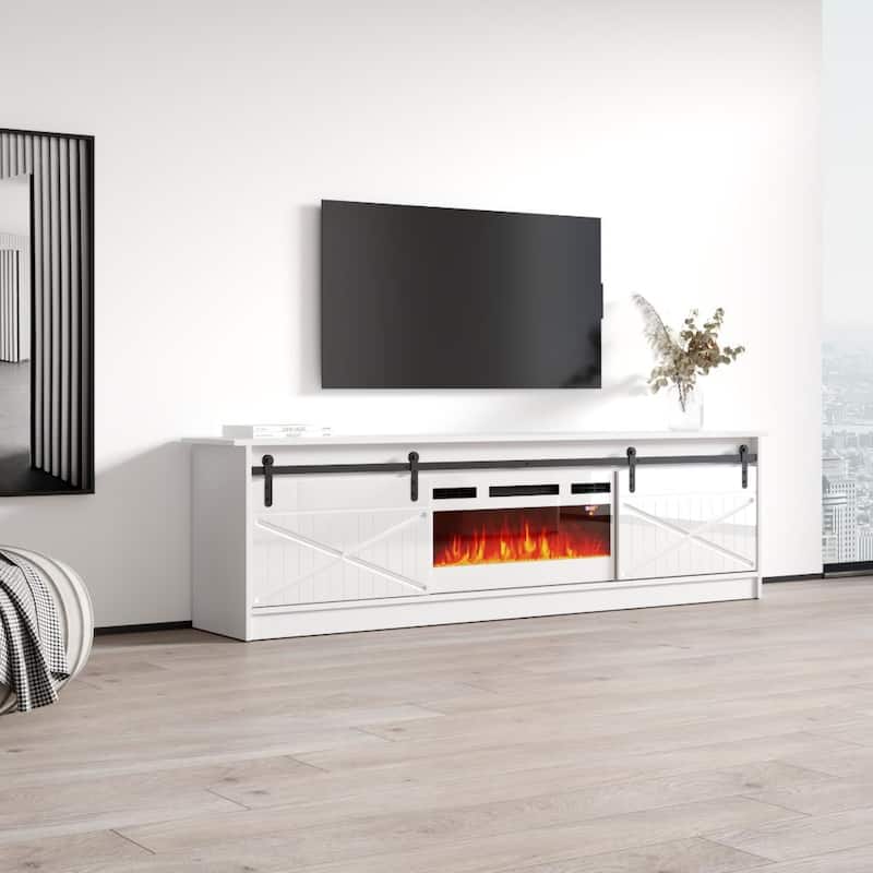 Granero WH-EF Electric Fireplace 79" TV Stand