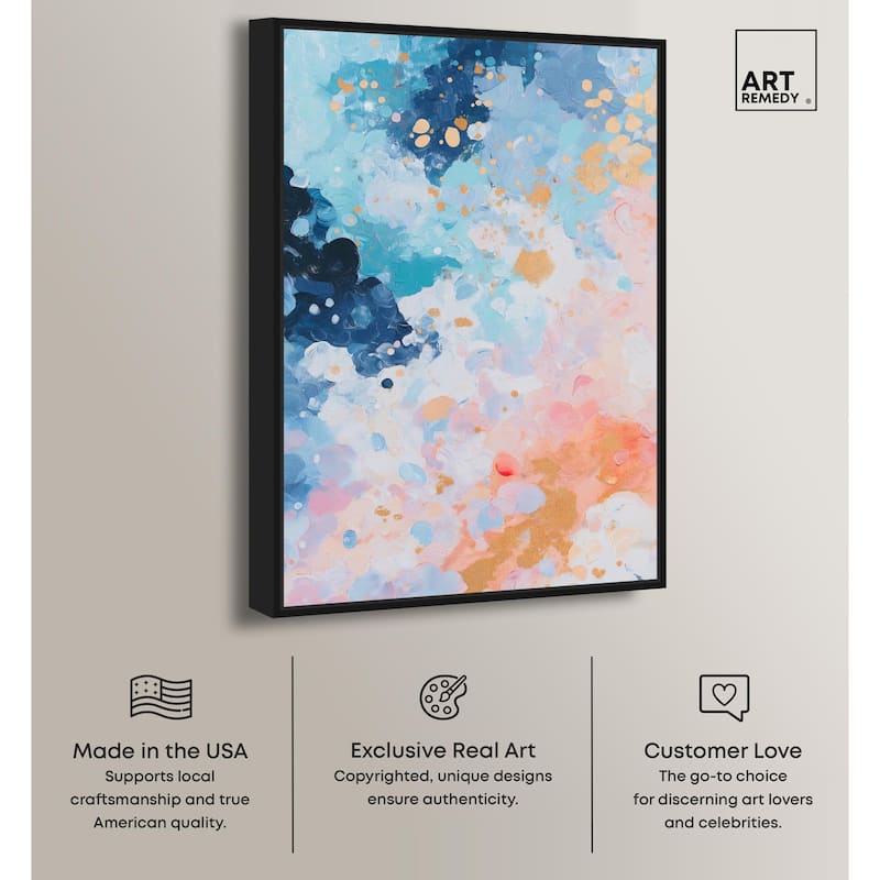 Vibrant Vortex Canvas by Art Remedy