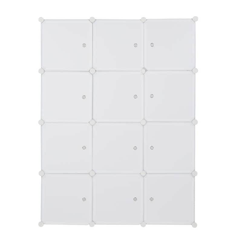 12 Cube Multifunctional Organizer Plastic Cube Storage Shelves