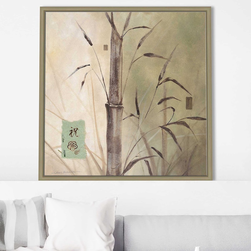 "Bamboo Sanctuary I" Print on Floating Canvas