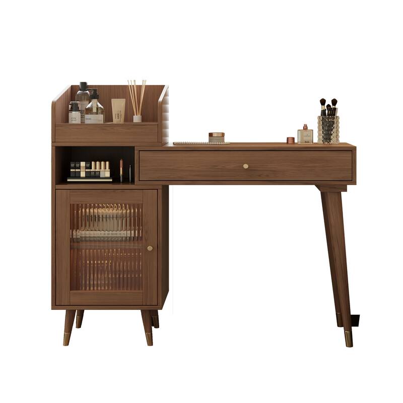 Makeup Vanity,Retractable Dressing Table