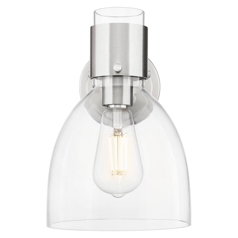 Innovations Lighting 464-1W-G464D-7CL Lawton Bell 9" Tall Bathroom