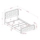 preview thumbnail 11 of 10, Furniture of America Tilly Button Tufted Fabric Upholstered Bed