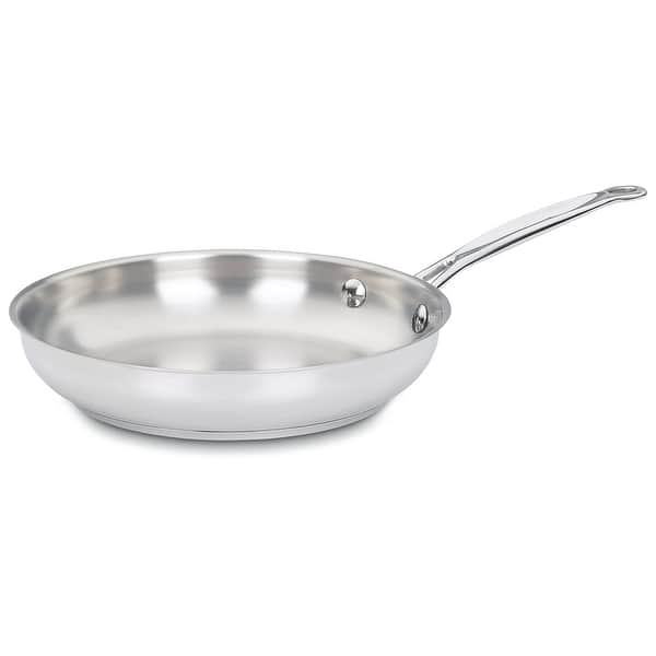  Cuisinart 10-Inch Open Skillet, Chef's Classic Stainless Steel  Cookware Collection, 722-24: Cuisanart Frying Pan: Home & Kitchen