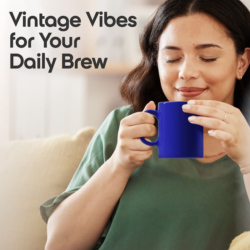 Omniware Teaz Cafe 11 oz Classic Mug - 3" D x 3.75" H