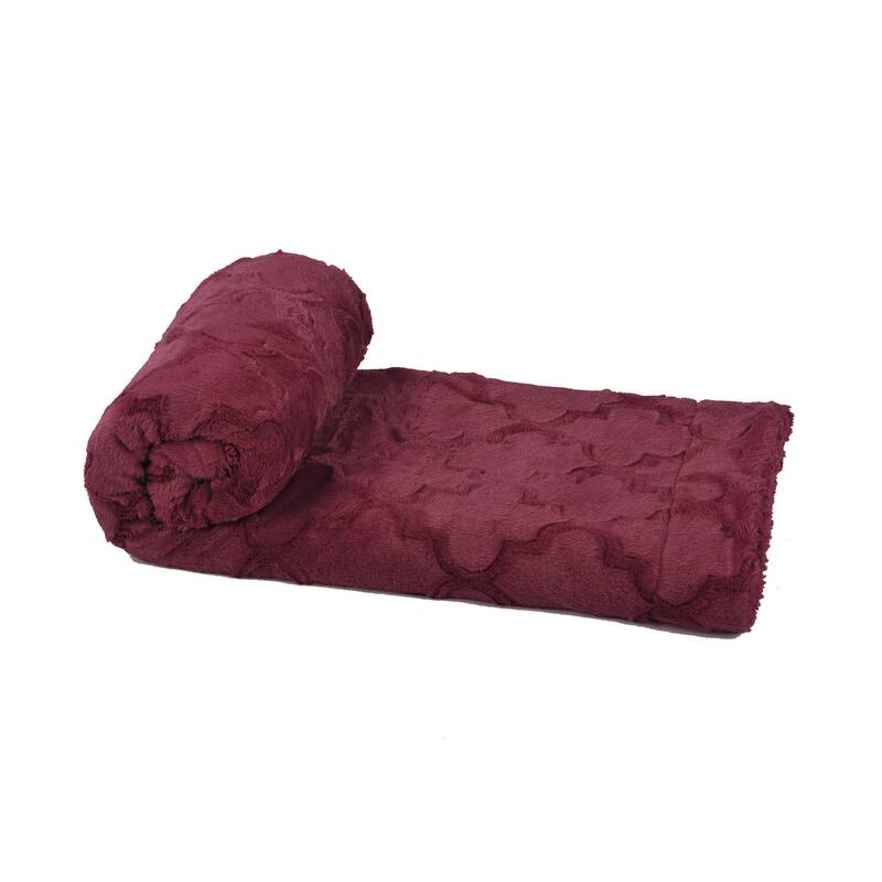 Ashley Brushed Fauxfur Throw with Sherpa and Borrego Backing