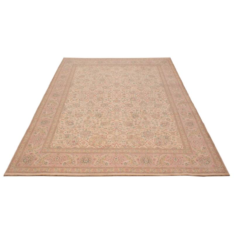 ECARPETGALLERY Hand-knotted Pako Persian 18 Of 20 Ivory Wool Rug - 9'0 x 12'0