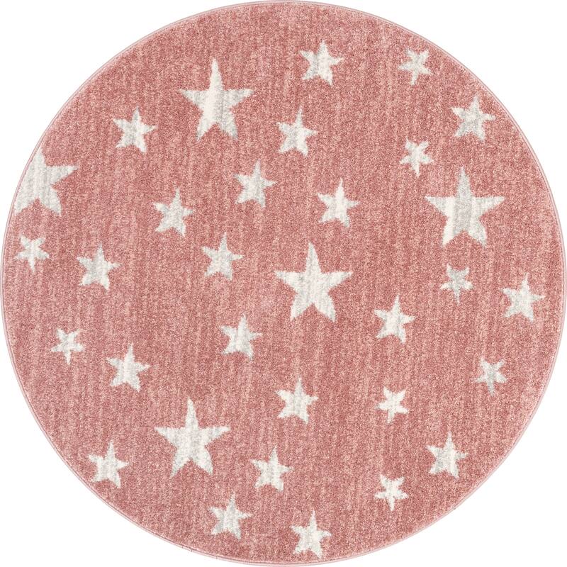 Well Woven Kennedy Stars Plush Area Rug