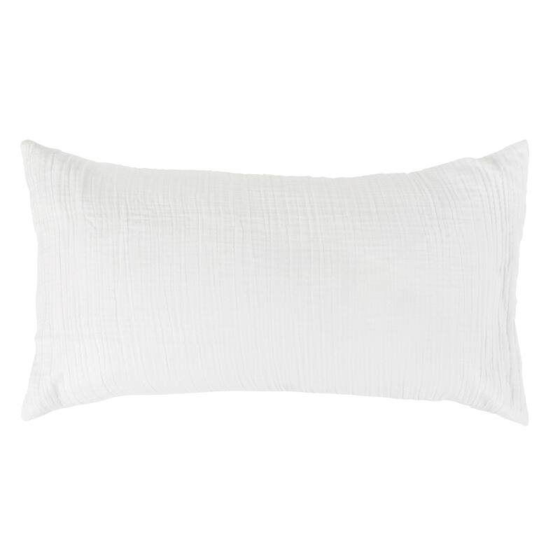 Villa by Classic Home Camille Linen Sham - King - White