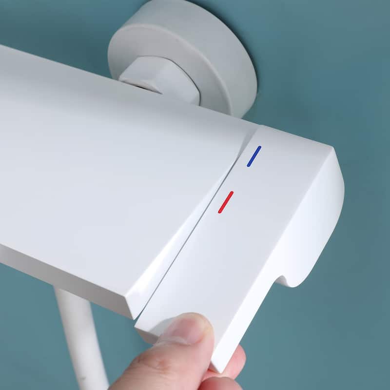 Wall Mounted Tub & Shower Faucet With Handshower Head And Rough in-Valve