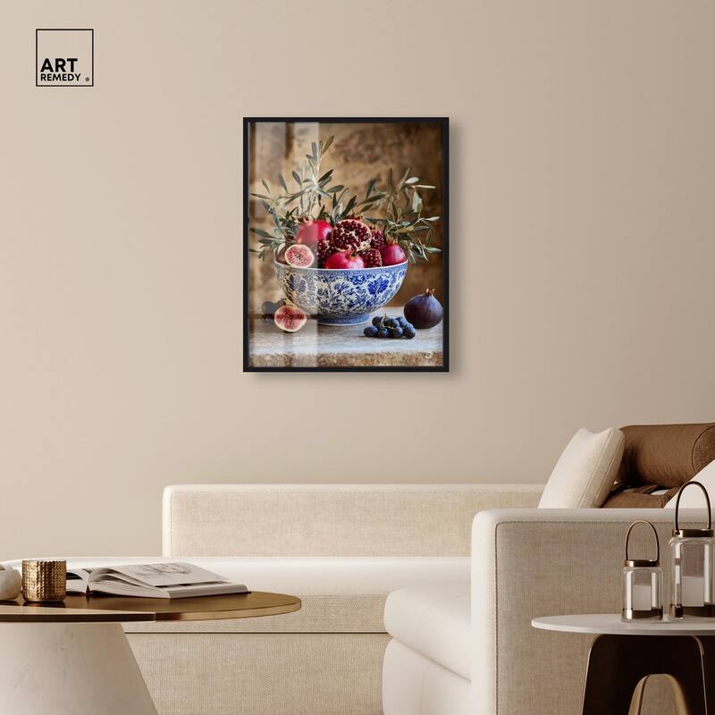 Grape Gathering Shadowbox by Art Remedy