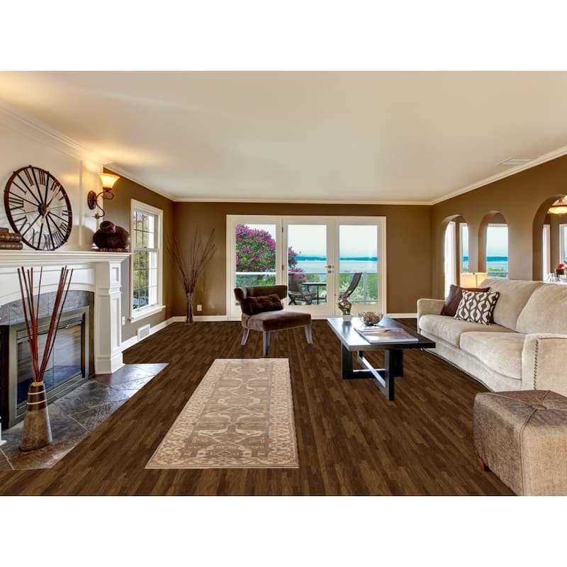 Light Brown Oushak Oriental Runner Rug Handmade Floral Wool Carpet - 2'8" x 10'0"