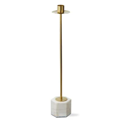 Modern Marble Taper Holder X-Tall