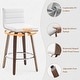 preview thumbnail 146 of 198, 26"/29" Faux Leather Swivel Bar/Counter Stools, Set of 2/3