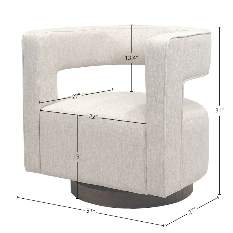 Pebble Upholstered Accent Chair