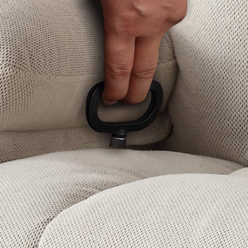 Swivel Massage Recliner Chair in Velvet with Heat & USB