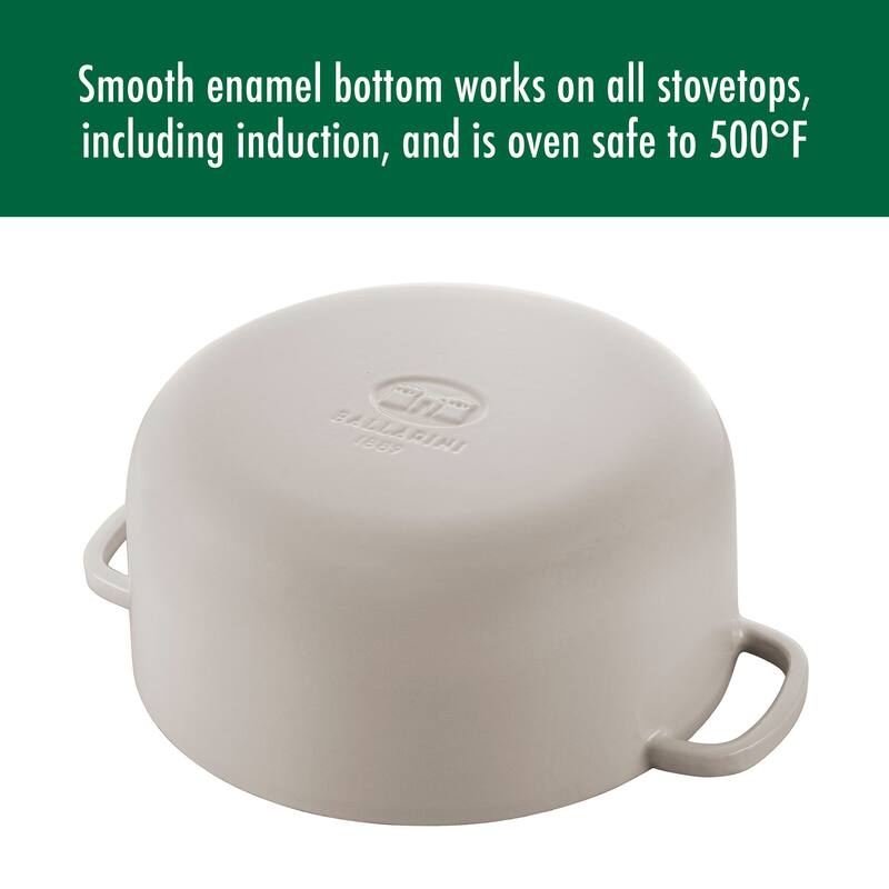 BALLARINI Bellamonte Cast Iron 7.5-qt Round Dutch Oven - 7.6-qt