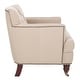 Safavieh Colin Taupe Cotton Tufted Club Chair - Thumbnail 6