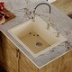 preview thumbnail 1 of 59, Karran Top Mount 25 in. Single Bowl Quartz Kitchen Sink Kit