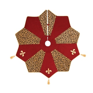 fleur de lis patio umbrella Black and Gold with 14.5