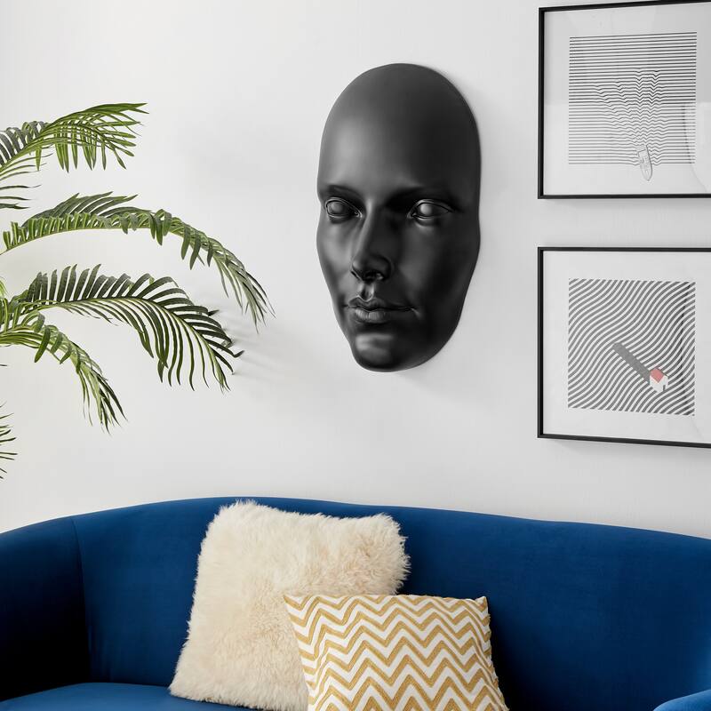 Sumerian Faces Resin Wall Sculptures