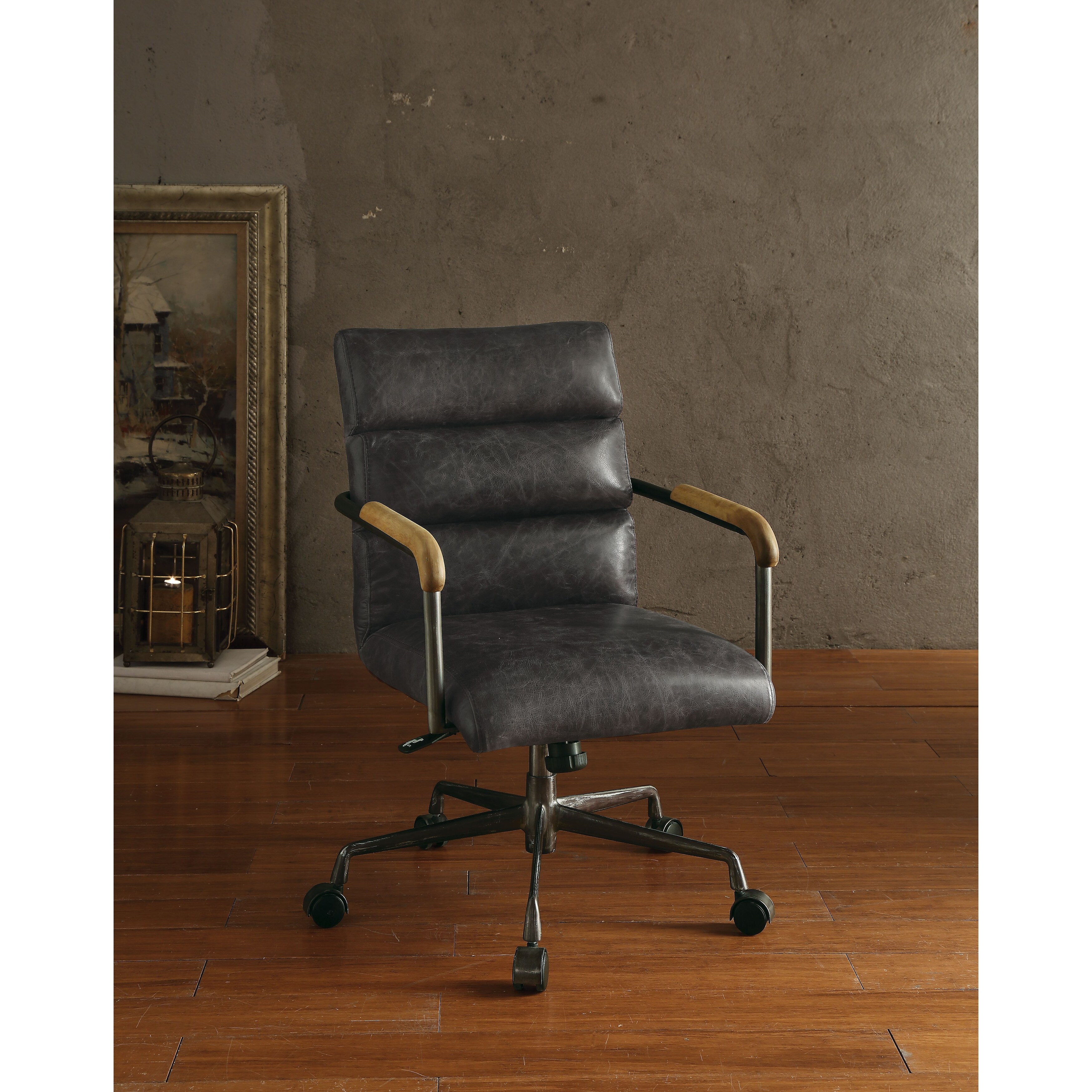 Top grain leather sale executive office chair