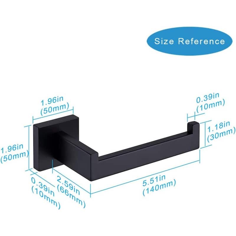2-pack stainless steel toilet paper holder for bathroom and kitchen,
