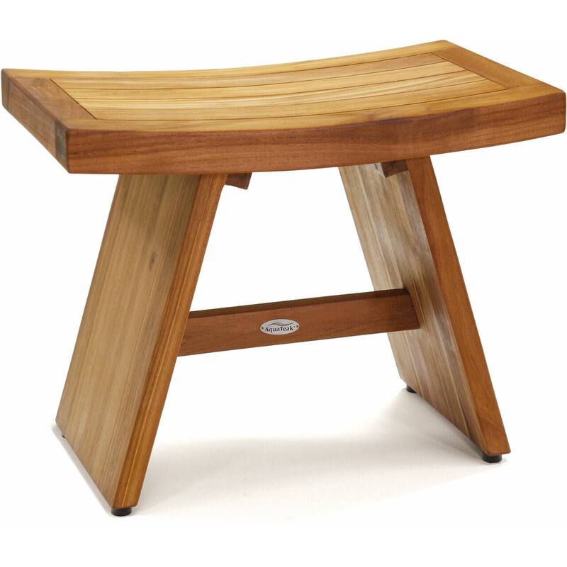 The Original Asia Teak Shower Bench - 24" Wide - Teak Oil